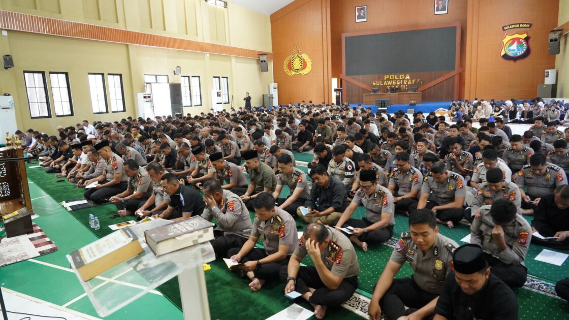 Polda Sulbar Perkuat Pondasi Iman Lewat Binrohtal, Perkokoh Pelayanan yang Profesional