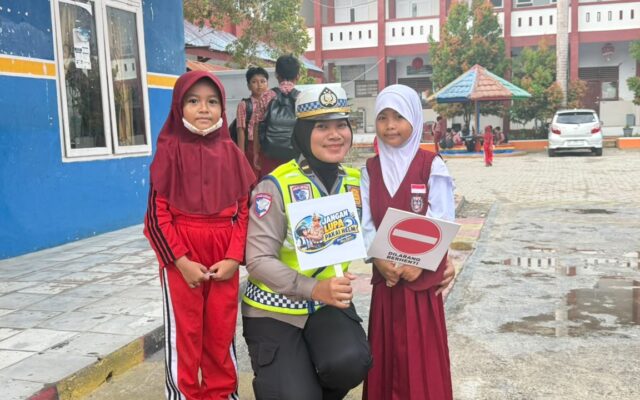 Serunya Belajar Keselamatan Jalan Raya, Satgas Operasi Patuh Masuk Sekolah Dasar